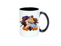 SM1015-Inner color & color handle sublimation mug-15OZ