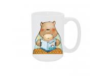 SM1015-Full White Sublimation Mug-15OZ