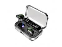 T10 tws earbuds with large capacity can Support to customize logo on digital display