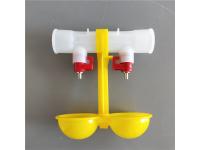 Double Nipple Drinker With Drip Cup PH-43