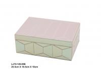 Custom made flip dust mirror glass cosmetics jewelry storage display tray boxes