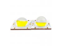 Flip Chip Ceramic Base COB 60W COB LED With 90° Lens