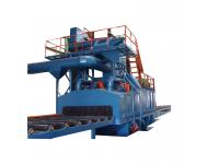 Q69 Steel Plate/sheet roller conveyor shot blast machine