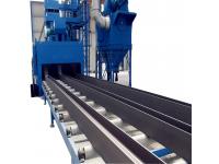 Metal Structure Dust Roller Conveyor Shot Blasting Machine / Shot Blaster Price for Sale