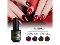 RONIKI Hot Flame Cat Eye Gel Polish