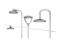 MULTI-PURPOSE SMOOTH BODY 120W TOOL-LESS STREET LIGHT FIXTURES