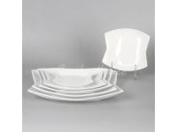 Hot sell white ceramic beef dishes