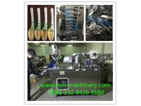 Automatic spoon shape honey chocolate blister packing machine