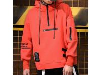 Custom Half Zip Embroidered Pullover Oversized Hoodies