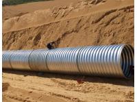 Intergral corrugated steel pipe  corrugated metal culvert     corrugated metal pipe