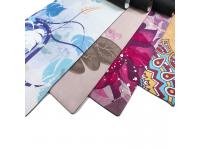 Suede and Rubber Yoga Mat-kmr03