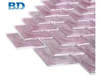 Cheveron Glass Mosaic (Rosegold)