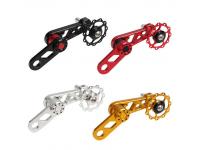 Custom cnc machining aluminum bike tensioner with colorful anodized