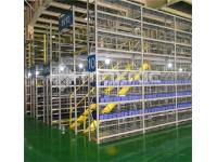 Racking supported mezzanine