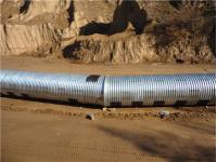 Anticorrosive corrugated steel pipe 