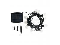 Outdoor commercial weatherproof string light of Sockets: 15