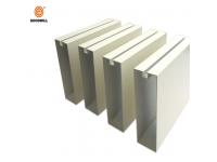 Fashionable Metal Ceiling Serie Aluminum Baffle Ceiling Cladding Design For Interior or exterior decoration