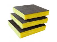 Foil-clad glass wool