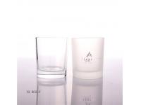 Personalized Matt White Candle Glass Jar