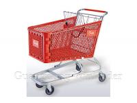 YLD-PT180-1FB Plastic Shopping Cart，Shopping Cart，Shopping Trolley Manufacturer