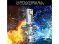 F25c H4 three color temperature intelligent dimming automobile LED headlamp automobile LED headlights