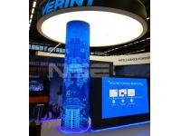 Round Shape Flexible LED Screen   Taxi top LED sign