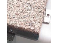 Stone pattern aluminum decorative solid panel 