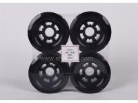 pu wheels for skate board 80*44  PU Wheels   custom logo pu pulley for skateboard