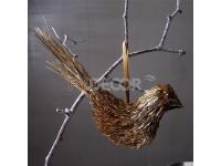 Gold Bird Hanging Ornament for Wedding Decoration