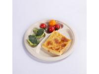 Factory Direct Supply Biodegradable Bagasse 6 inch Round Plate 