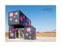 China 20ft flat pack container house/prefab container house/living container house