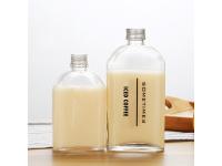 Flint Glass Bottle with Lid