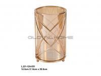 Simple round shape table metal candle holder for dinner