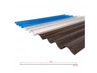 Plastic corrugated roofing sheets