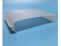 LED Lamp Shade,Custom Plastic Extrusion Led Cover,Plastic Extrusion LED Lamp Shade 