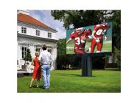 P6 Outdoor TV LED Display with Iron Cabinet for Roof Building Fixed Installation