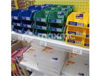 Louvered Panel & Pastic Bins