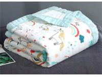 Baby Muslin Gauze Cotton Printed Fabric