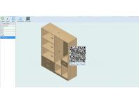 Haixun Furniture Design System QR code installation drawing Six sides drawing