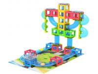 3D Magnetic Building Blocks Set with Runing ball