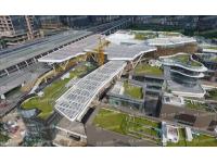 ETFE film project price of tensile membrane structure awnings cushion roofing