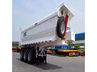 3 axles u shape dump trailer tipper trailer