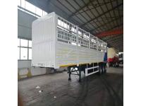 3 axles 40 ton fence cargo truck