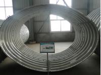 Corrugated steel arch pipe