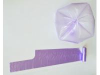 Hdpe Star-sealed garbage bag with handle