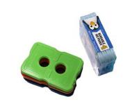 Two holes hard plastic slim cool cooler food gel ice pack for cooler bag