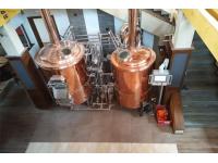 Three vessel combined brewhouse (German style)
