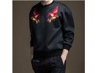 Custom Logo Printed Tech Fleece Mens Crewneck Fashion Oversized Sweatshirts