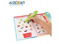Educational English machine books kids learning toys manufacturer with song