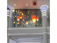 Transparent Glass LED Display P3.91-7.81 for Indoor Shop with 1000*500mm